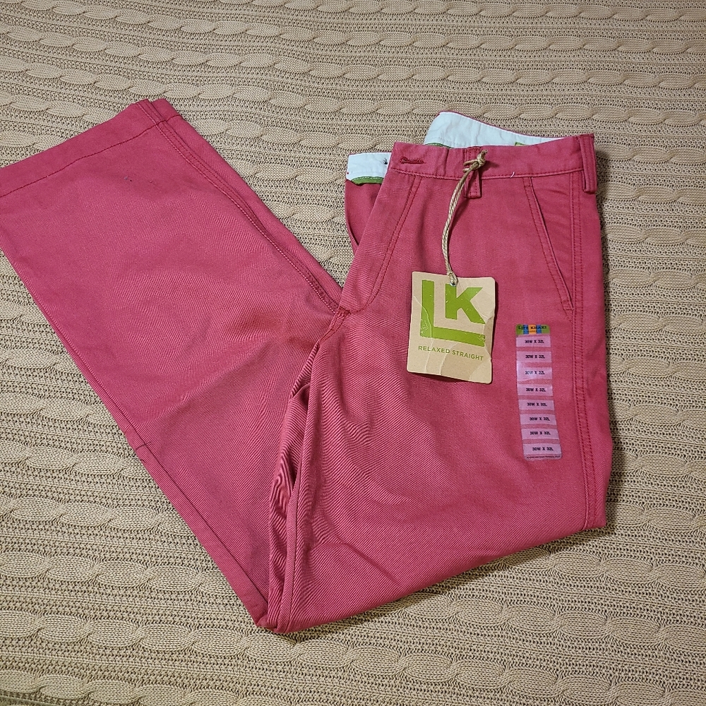 Haggar Life Khaki BNWT brick flat front khakis